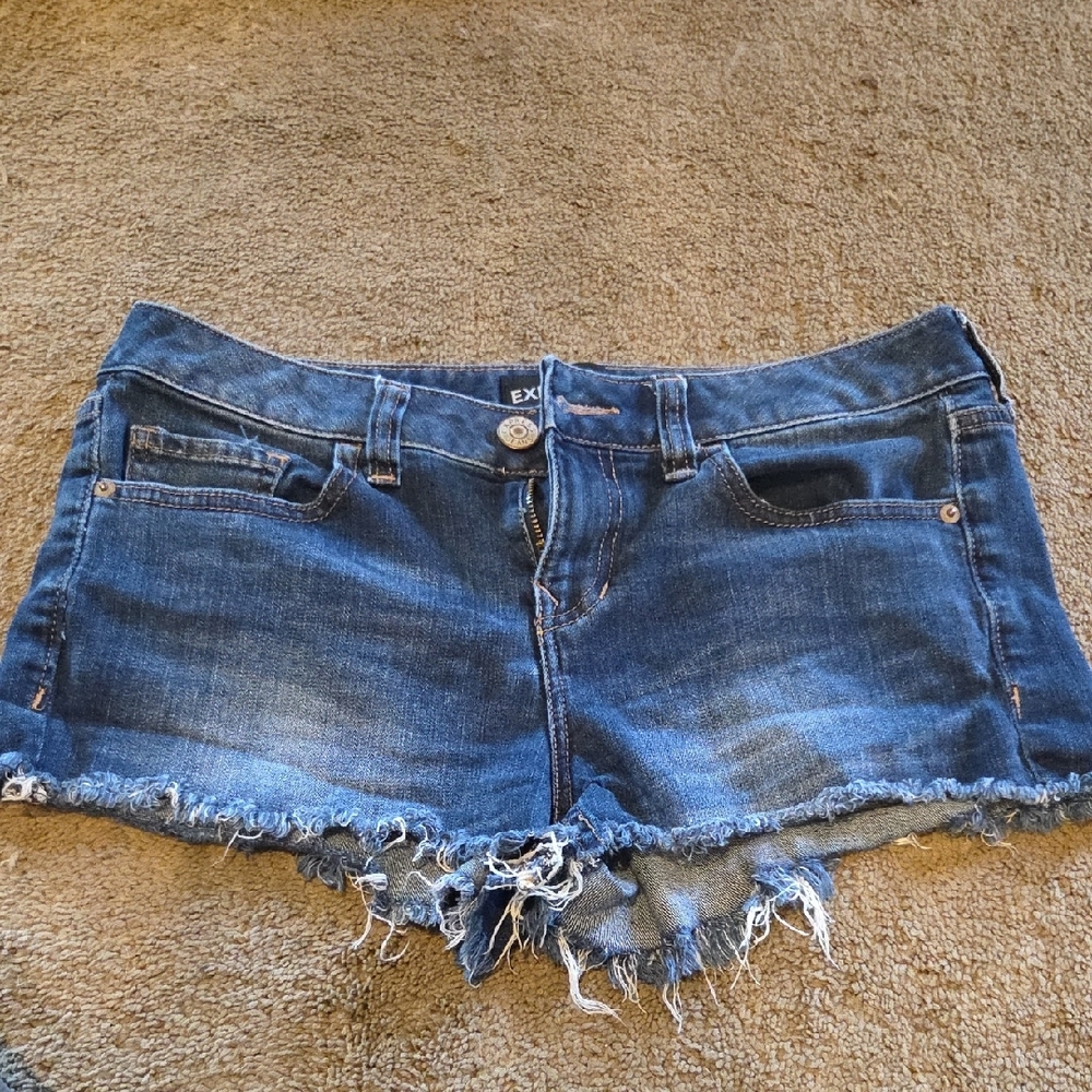 Women's Blue Denim Shorts *Express*